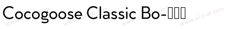 Cocogoose Classic Bo字体转换